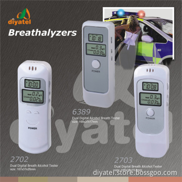 Dual Digital Breath Alcohol Tester